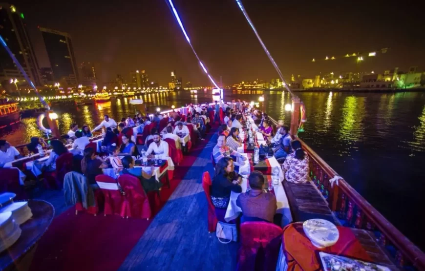 Dinner on Wooden Boat- Traditional Dhow @ Dubai Creek